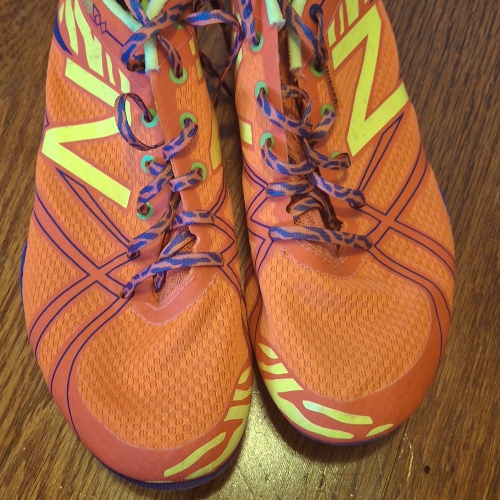 Orange and Yellow Athletic Shoes